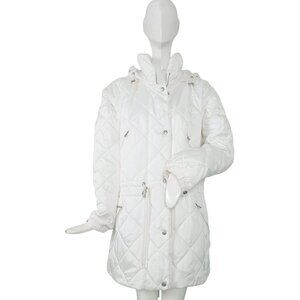 NEW $1195 Bogner Jacket! Pearl White Made in USA Exclusively for Neiman Marcus